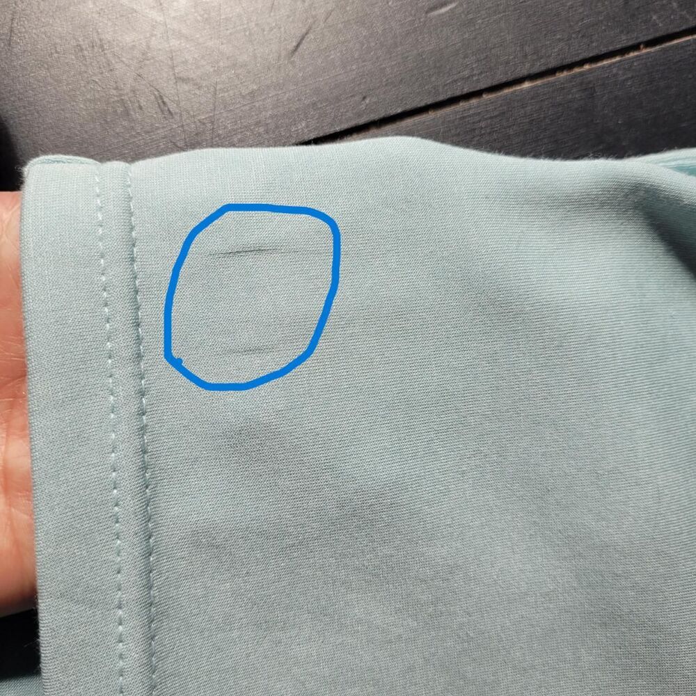 Velocity Active Ocean Breeze Light Blue Casual shorts elastic waist pockets M - Picture 8 of 8